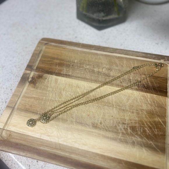 Louis Vuitton Gold Necklace with Crystal Accents - Picture 3 of 6